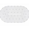 PVC Bath Mat Ovalado 67 x 38 cm / ABO-202